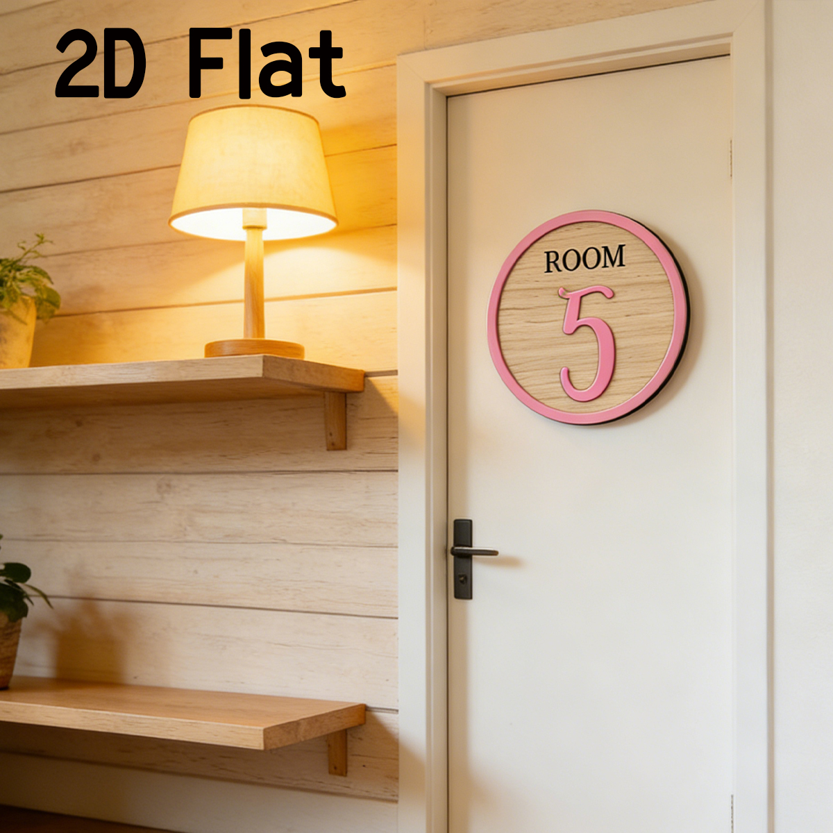 1Pc Cutom Pink Room Number Woo - Baby Nursery Usa のレビューと価格