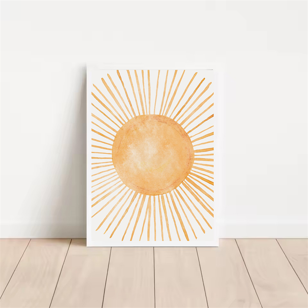 Boho Rainbow Sun Posters Abstr - Baby Nursery You Are My Sunshine のレビューと価格