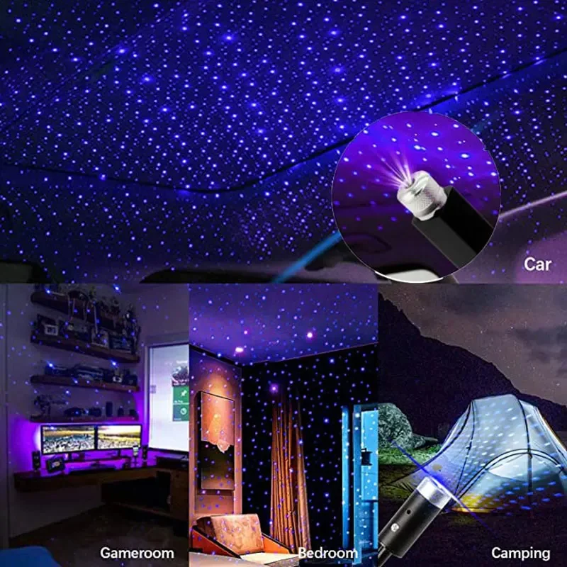 Mini Car LED Star Night Light  - Night Light Projector Stars のレビューと価格