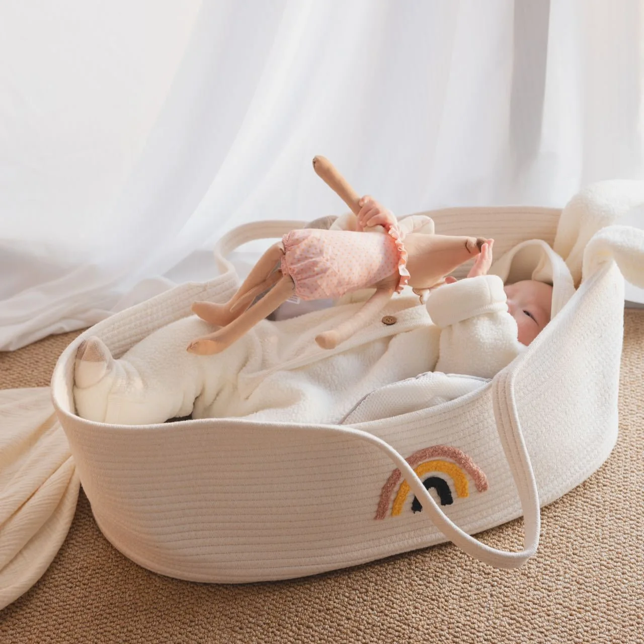 Portable Baby Carrying Basket  - Baby Nursery Crib のレビューと価格