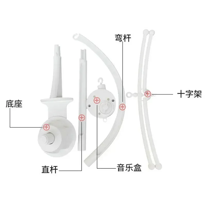 Baby Crib Bell Animal Music Bo - Crib Mobile Musical のレビューと価格
