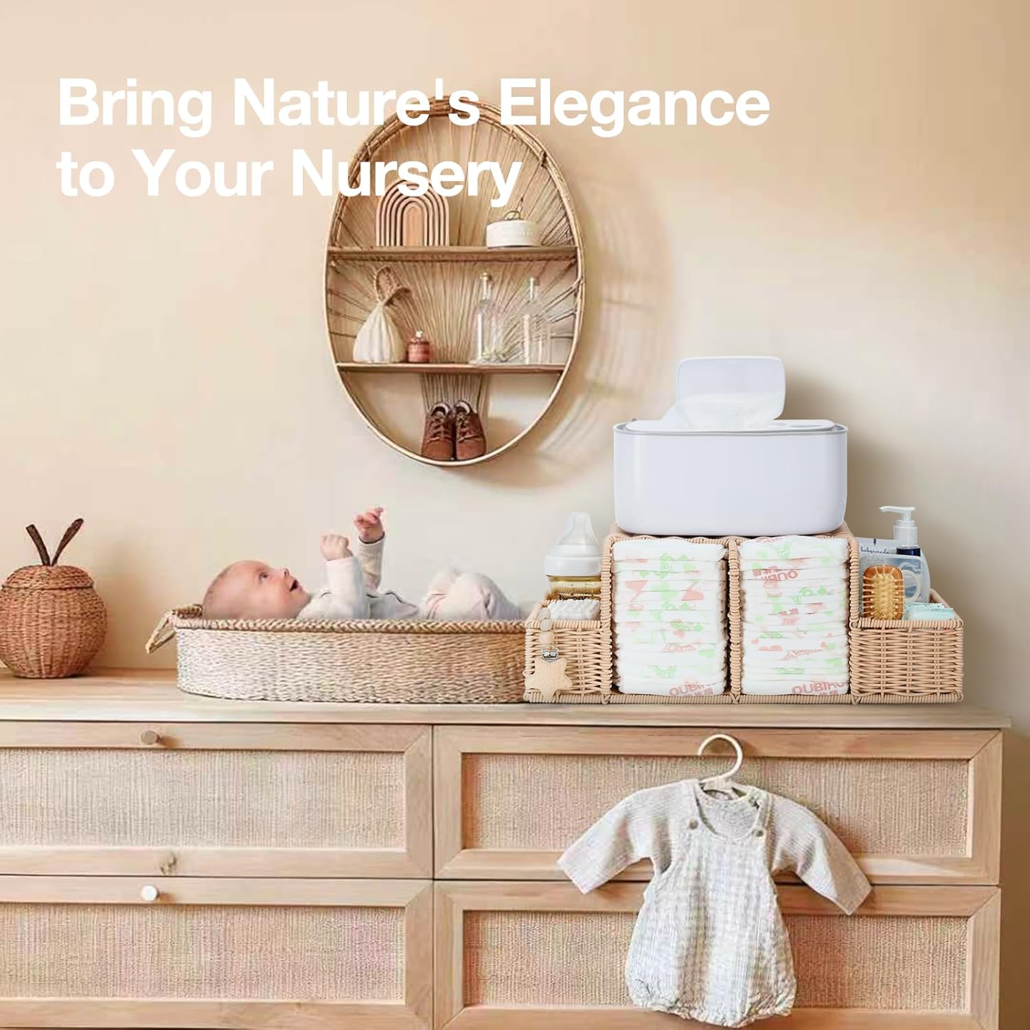 Diaper Caddy Organizer, Hand R - Baby Nursery Essentials のレビューと価格