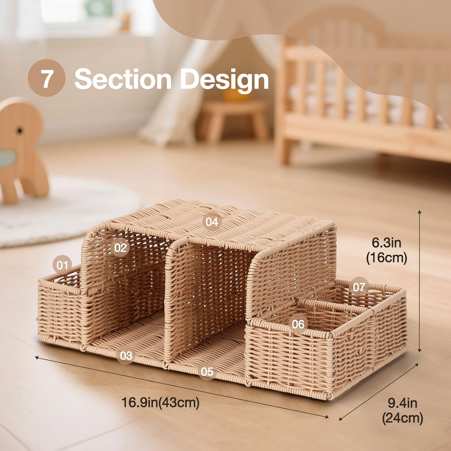 Diaper Caddy Organizer, Hand R - Baby Nursery Essentials のレビューと価格