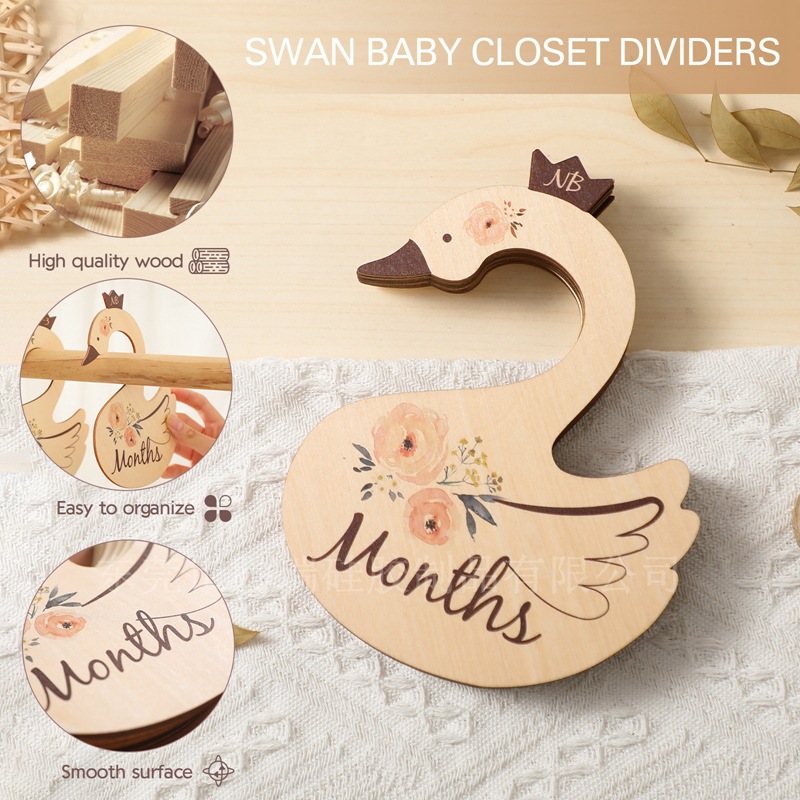 Wooden Baby Clothes Dividers W - Baby Nursery Design のレビューと価格