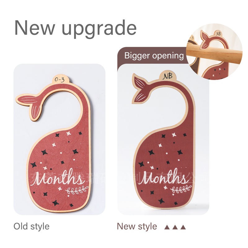Wooden Baby Clothes Dividers W - Baby Nursery Design のレビューと価格