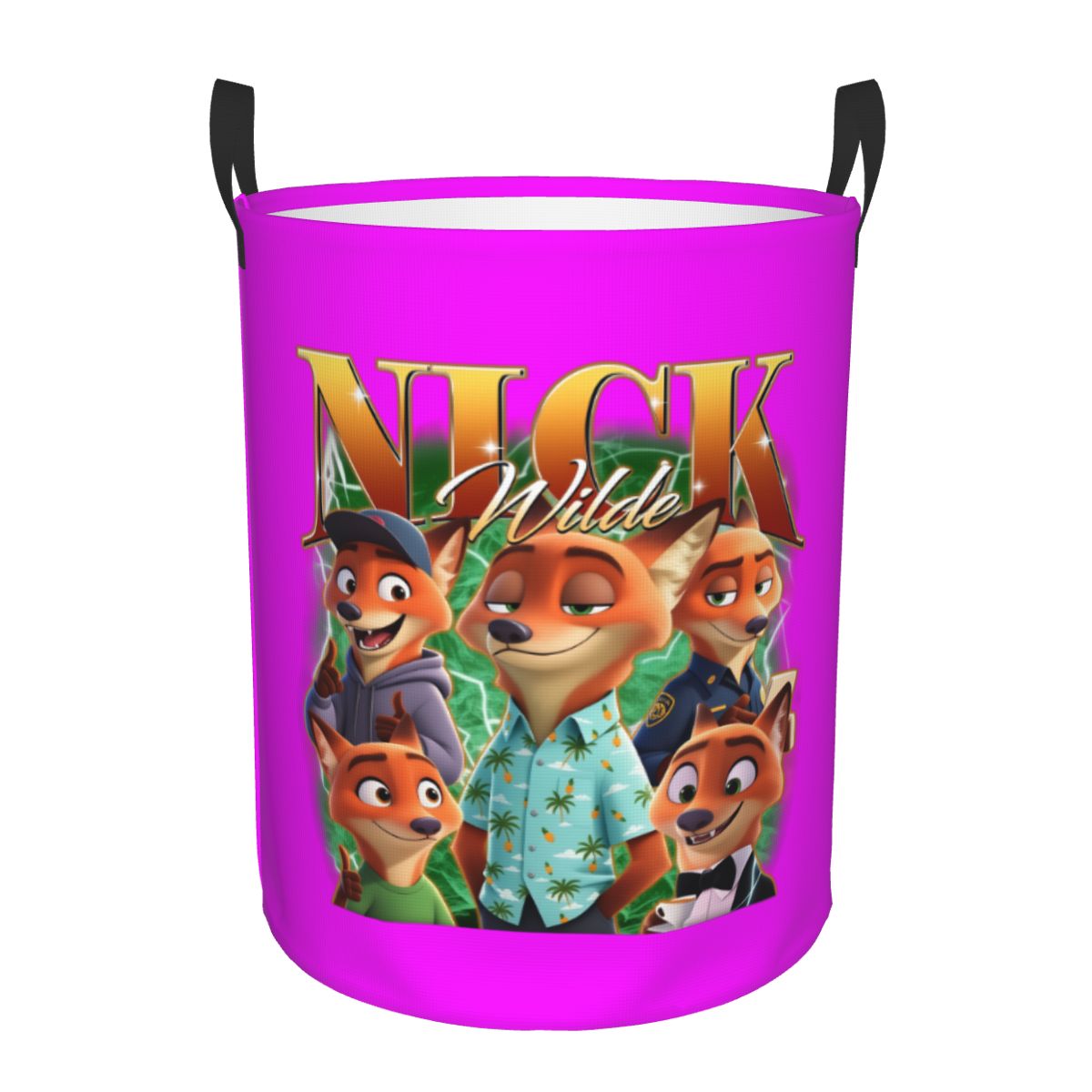 Anime Zootopia Nick Wilde Laun - Baby Nursery Laundry Basket のレビューと価格