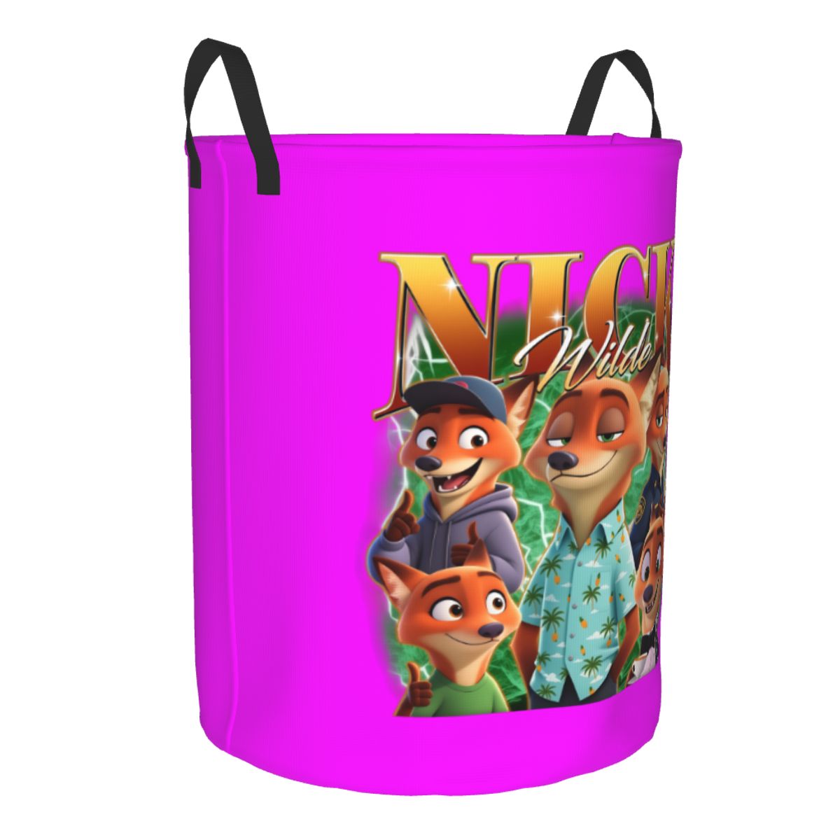 Anime Zootopia Nick Wilde Laun - Baby Nursery Laundry Basket のレビューと価格