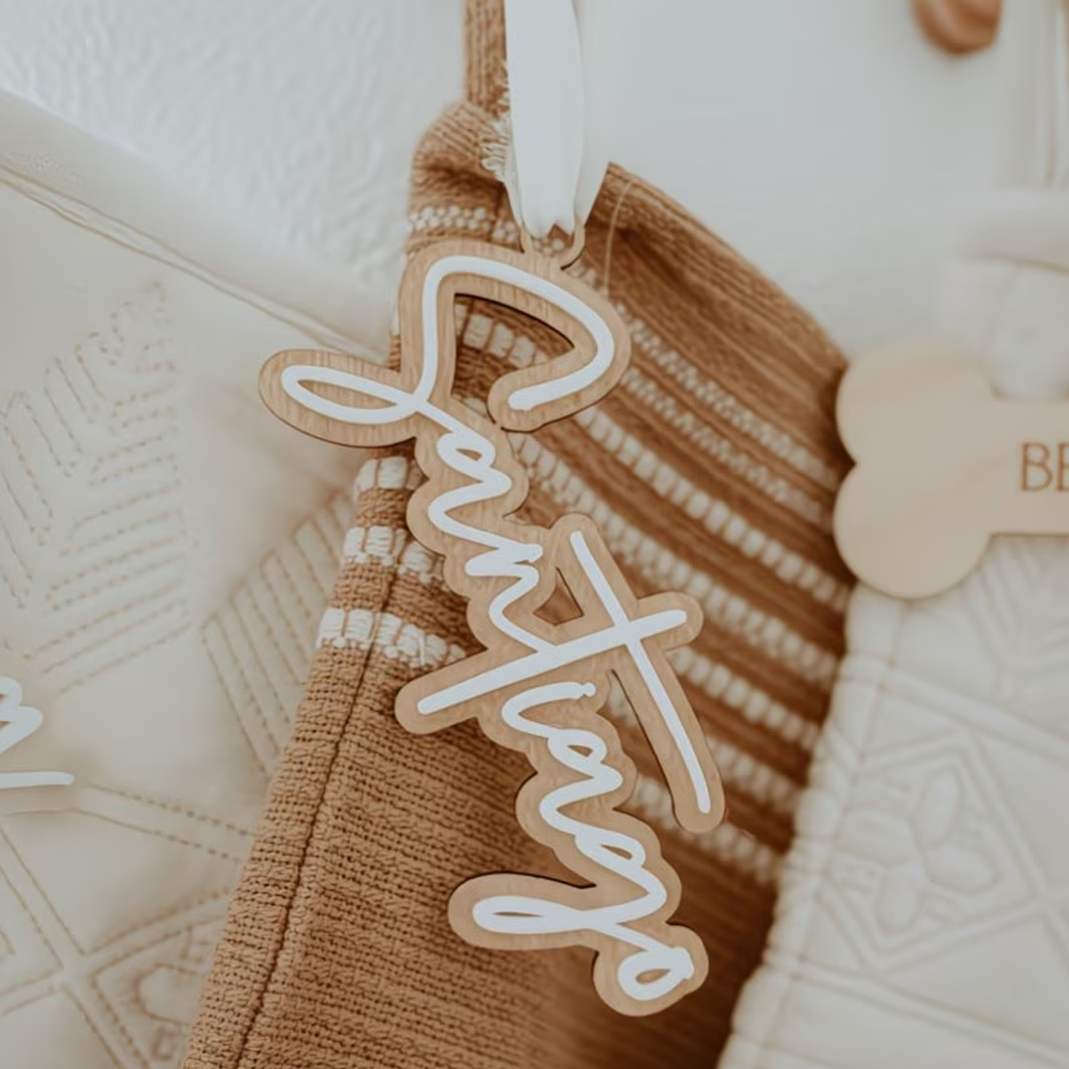 1Pc Custom Name Cute White Woo - Baby Nursery Usa のレビューと価格