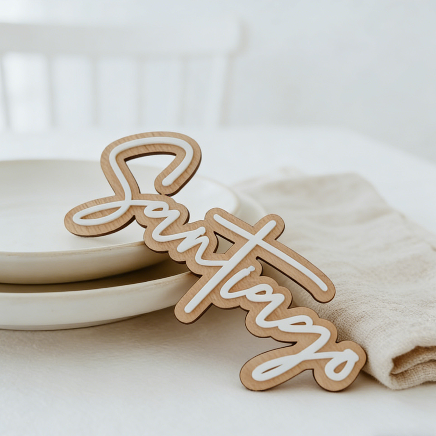 1Pc Custom Name Cute White Woo - Baby Nursery Usa のレビューと価格