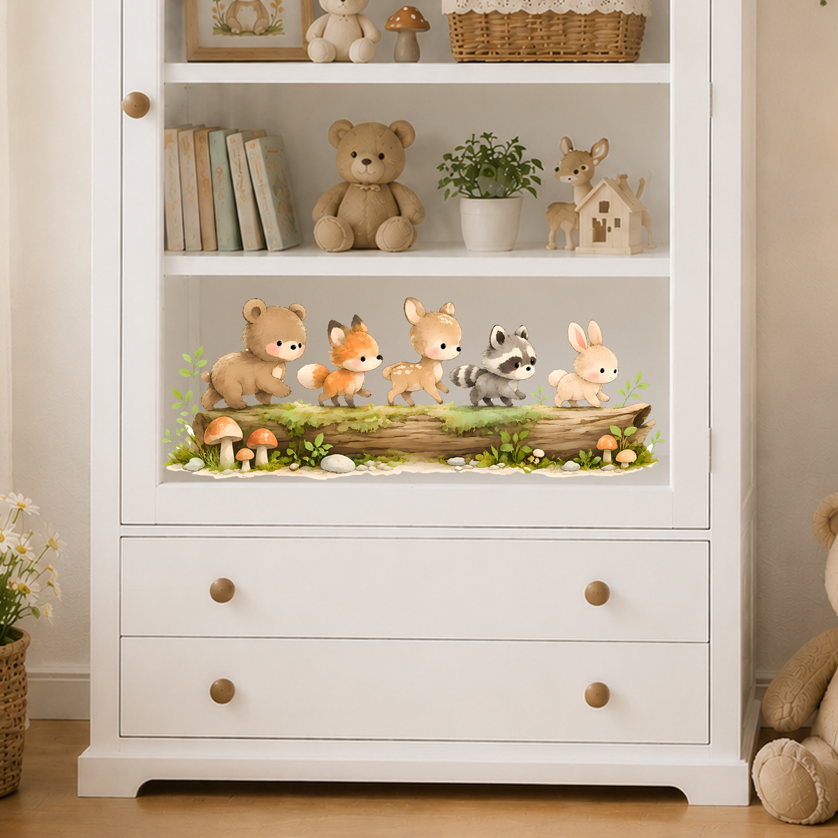Nursery Forest Animals Window  - Baby Nursery Stickers のレビューと価格