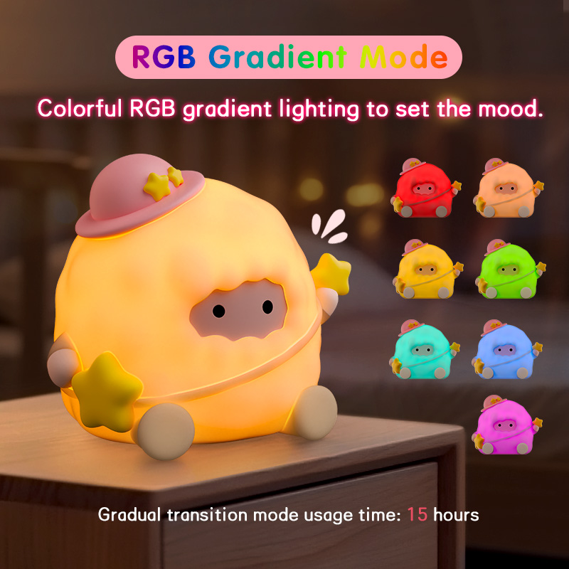 Baby Night Light, Touch Contro - Baby Nursery Colors のレビューと価格