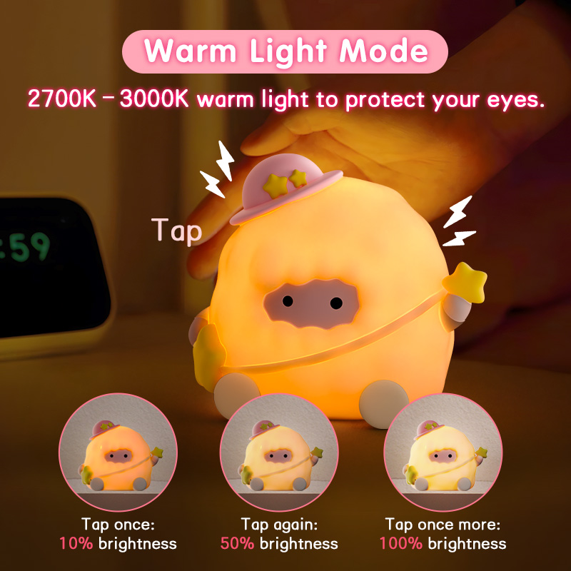 Baby Night Light, Touch Contro - Baby Nursery Colors のレビューと価格