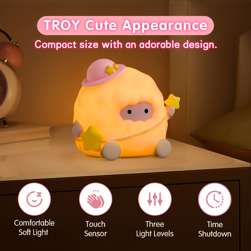 Baby Night Light, Touch Contro - Baby Nursery Colors のレビューと価格