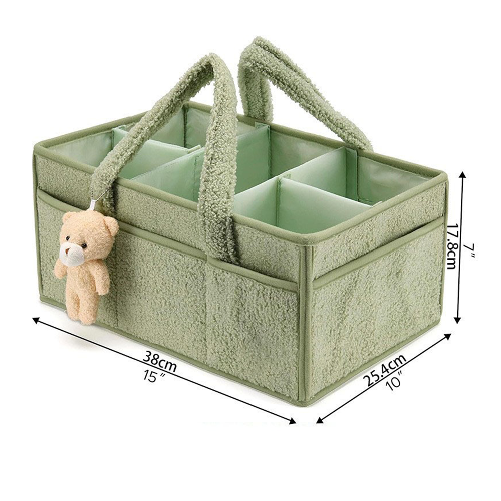 PANGDUBE Plush Diaper Stackers - Diaper Caddy Organizer のレビューと価格