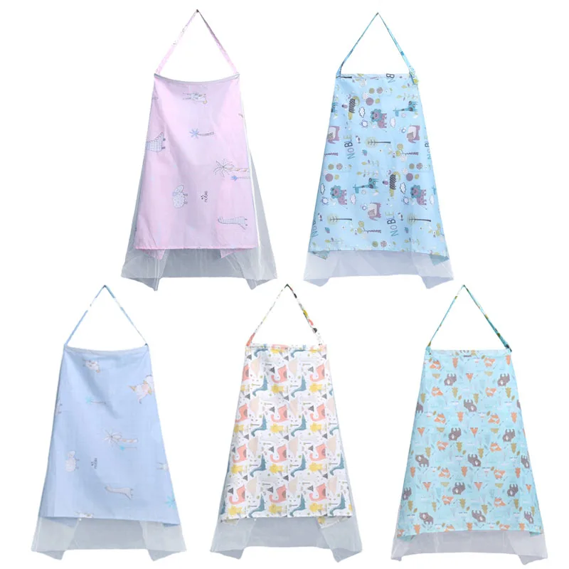 100% Cotton Baby Feeding Nursi - Nursing Cover Breastfeeding のレビューと価格