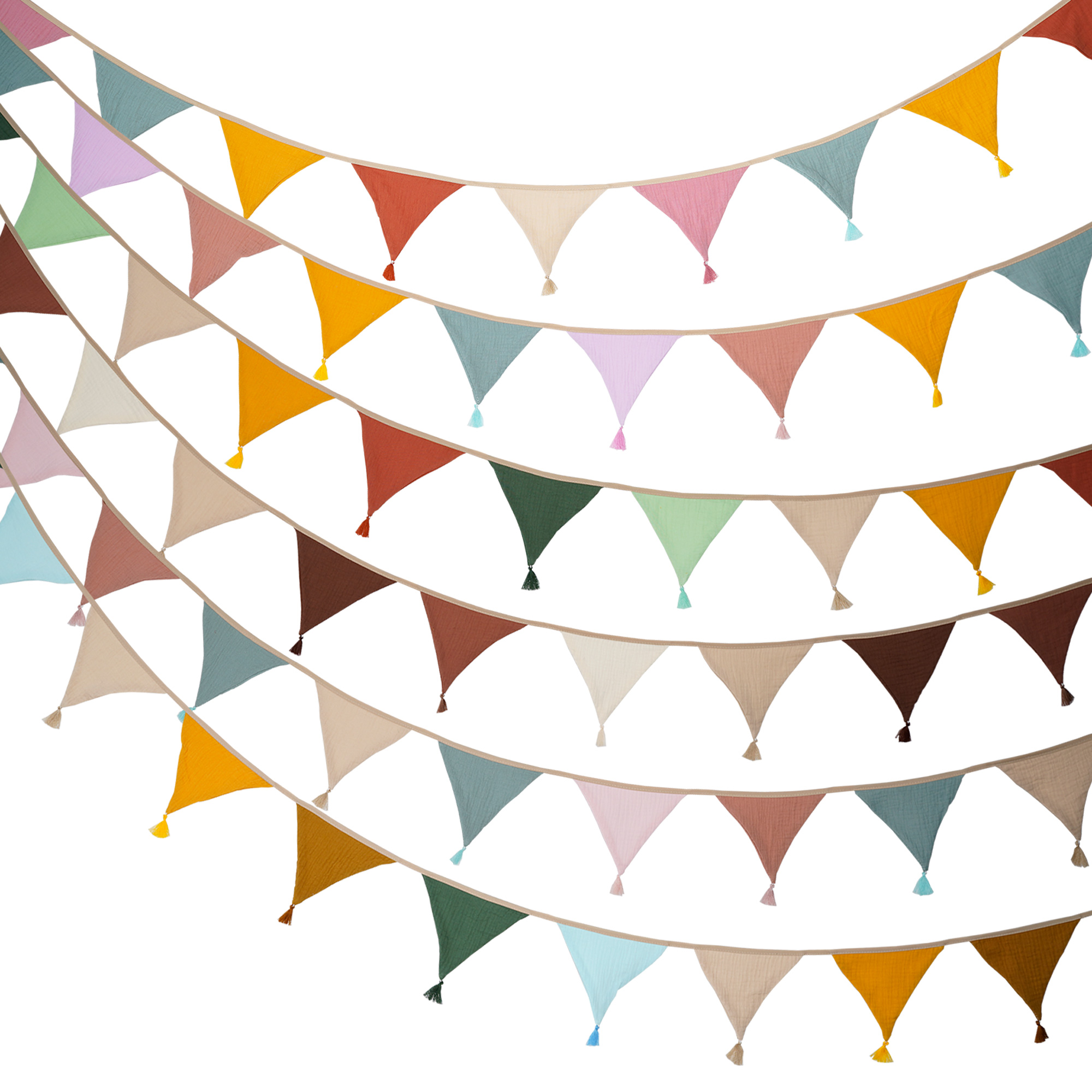 2.6M/8.5FT Nursery Fabric Bunt - Baby Nursery Garland のレビューと価格