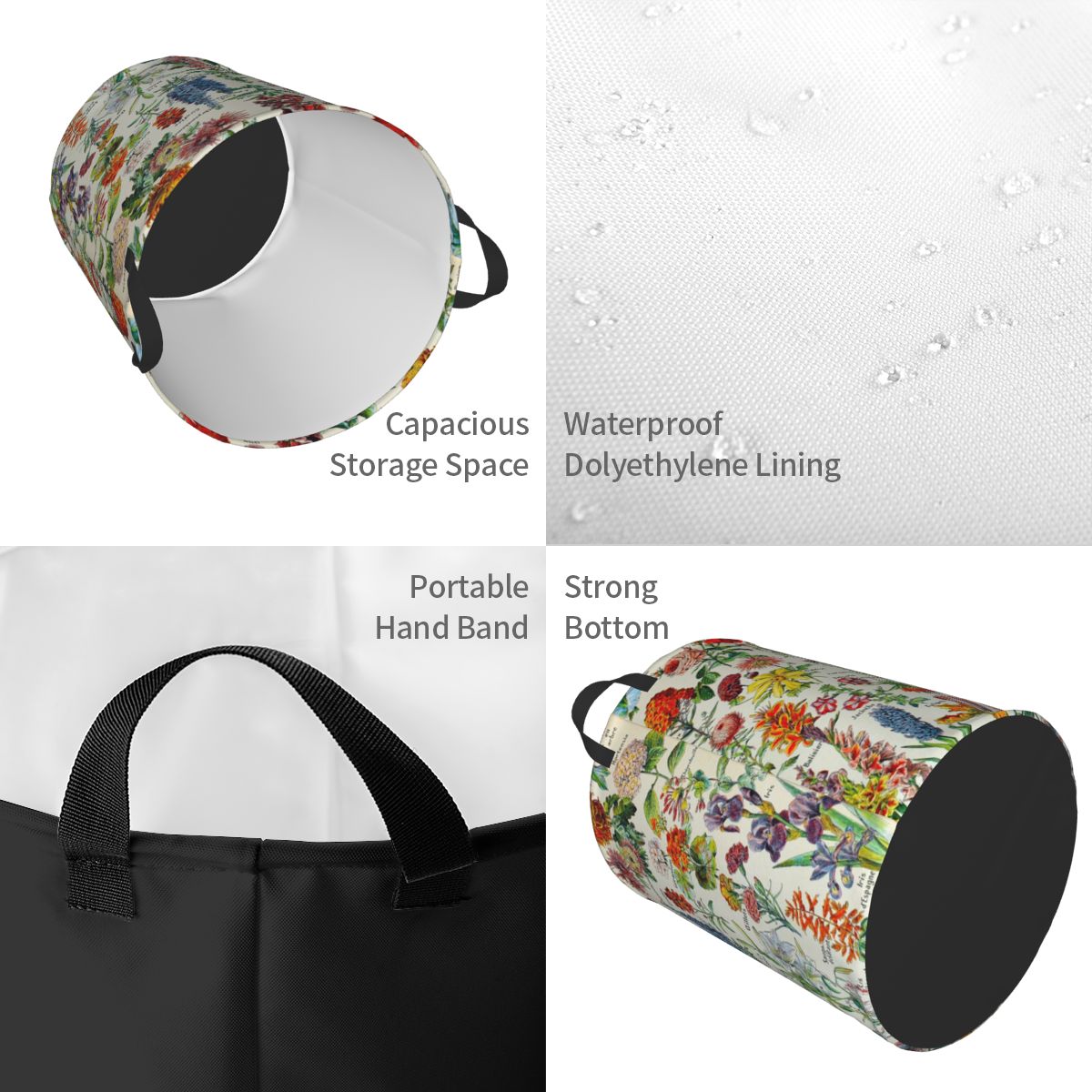 Custom Adolphe Millot HD Fleur - Baby Nursery Laundry Basket のレビューと価格