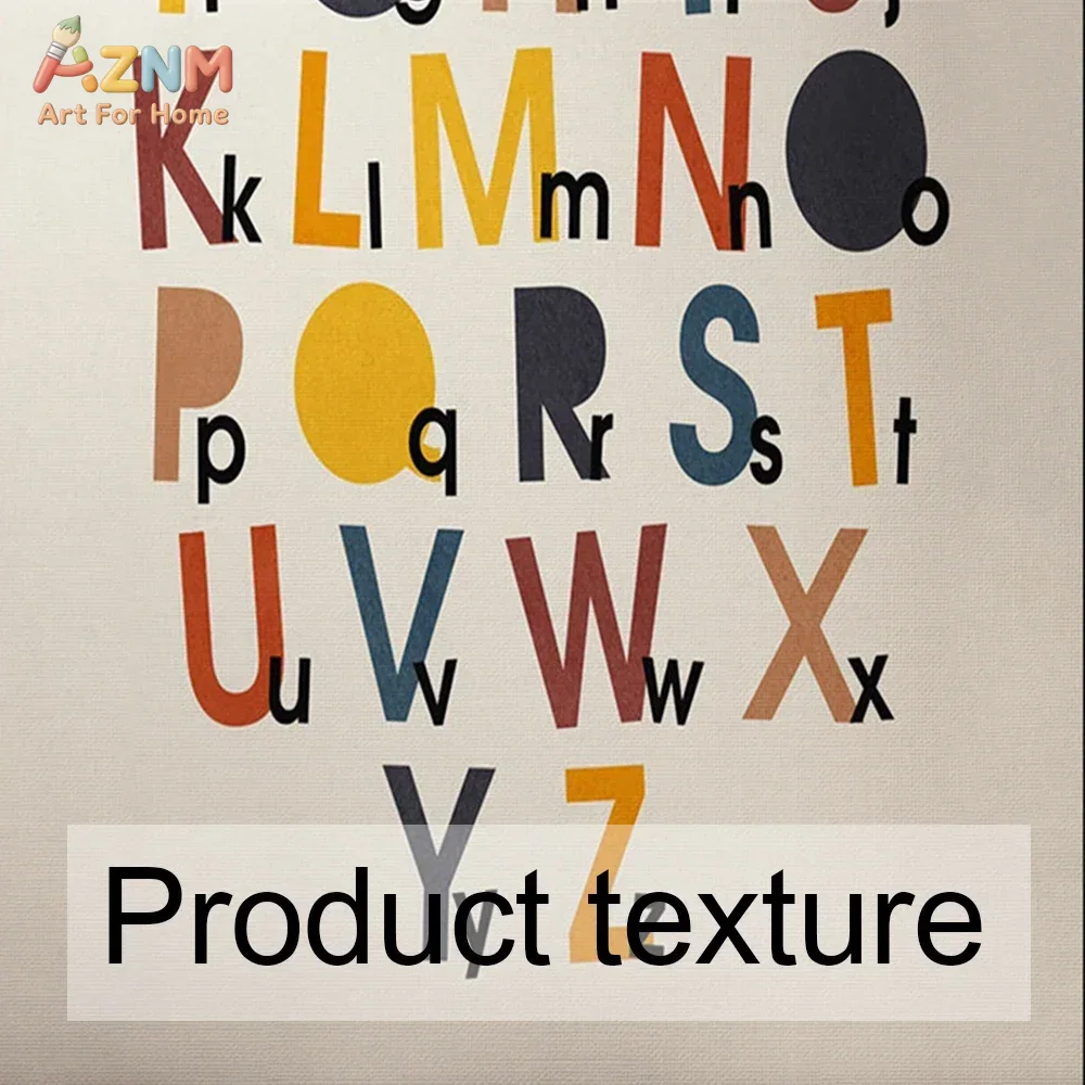Rainbow Alphabet Poster Educat - Baby Nursery Design のレビューと価格
