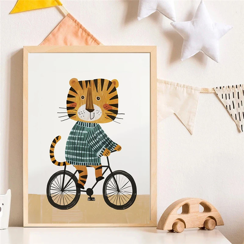 Dog Airplane Lion in Car Anima - Baby Nursery Wall Art のレビューと価格