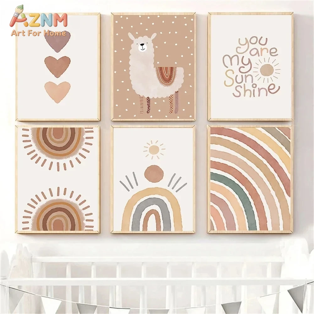 AZNM Boho Nursery Unframed Can - Baby Nursery You Are My Sunshine のレビューと価格