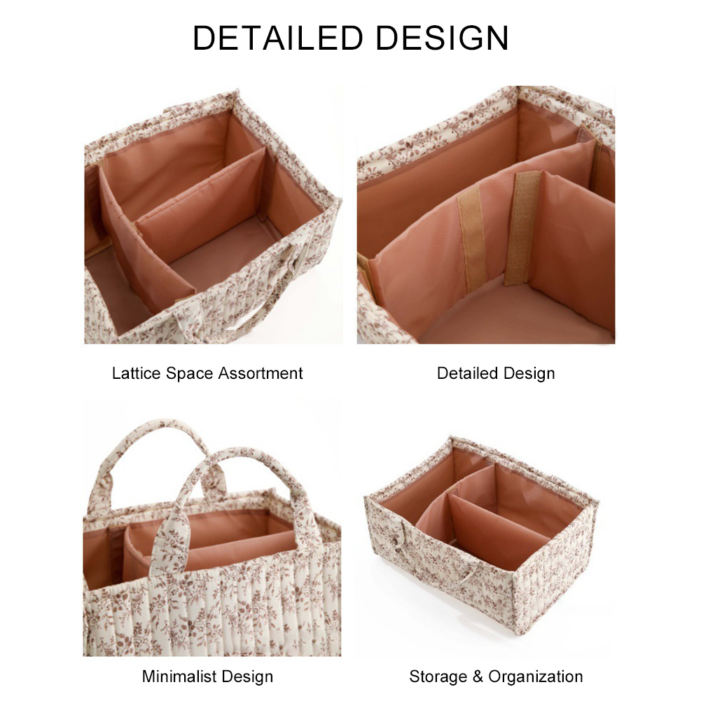 Floral Quilted Baby Diaper Cad - Baby Nursery Essentials のレビューと価格