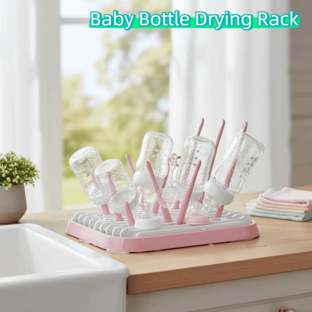Foldable Baby Bottle Drying Ra - Baby Nursery Essentials のレビューと価格