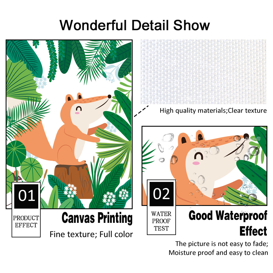 Jungle Safari Nursery Wall Art - Baby Nursery Colors のレビューと価格