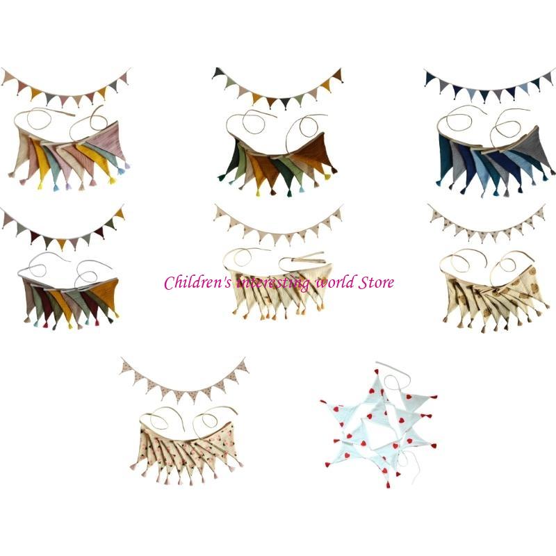 Easy Hanging Bunting Garland V - Baby Nursery Garland のレビューと価格