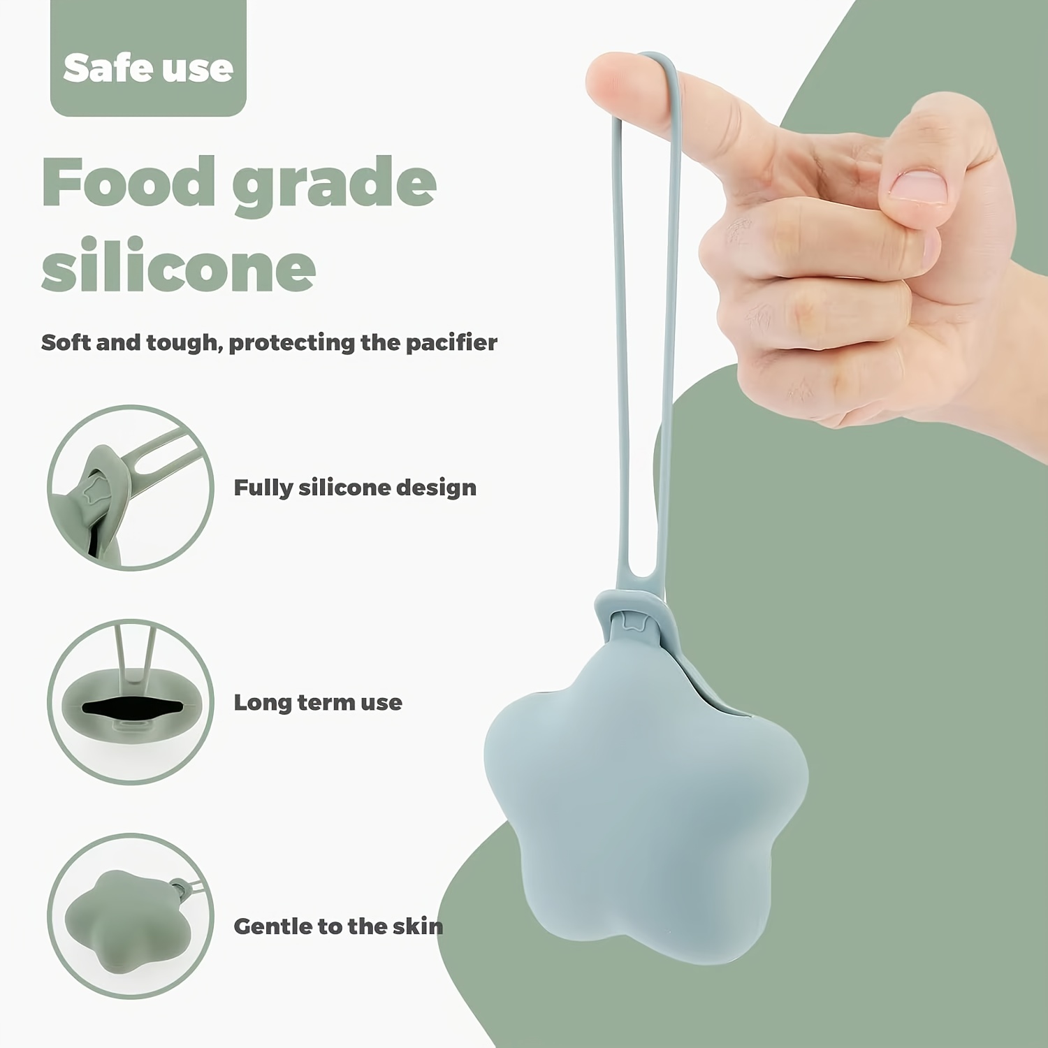 Silicone Pacifier Holder Case, - Diaper Caddy Organizer のレビューと価格
