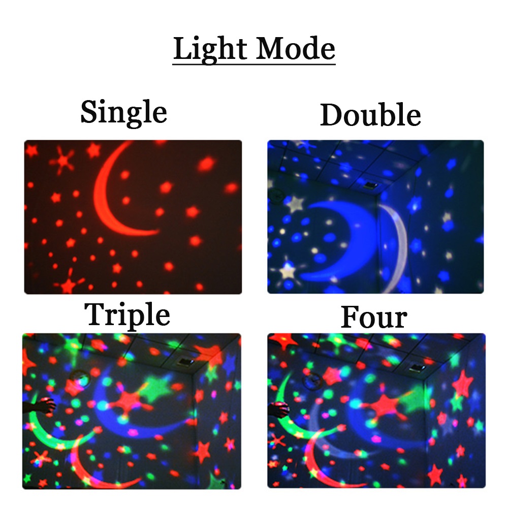 8 Colors Rotating Star Project - Baby Nursery Colors のレビューと価格