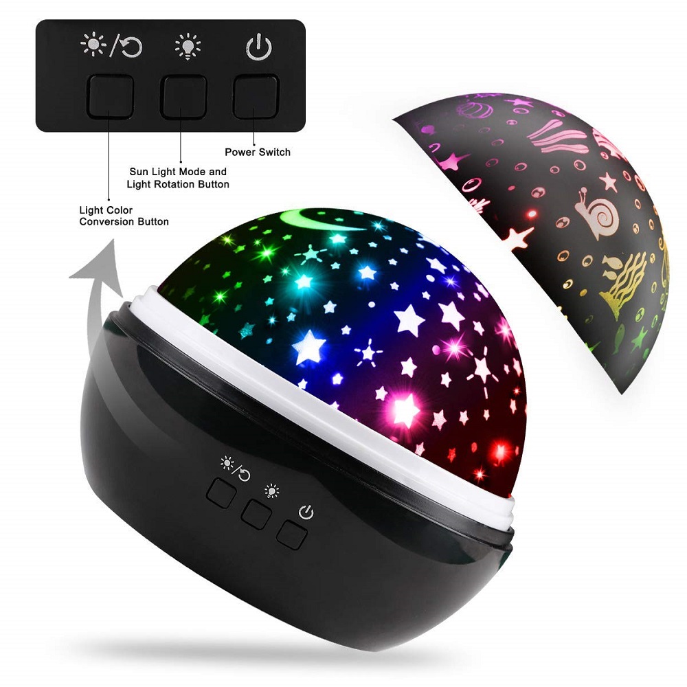 8 Colors Rotating Star Project - Baby Nursery Colors のレビューと価格