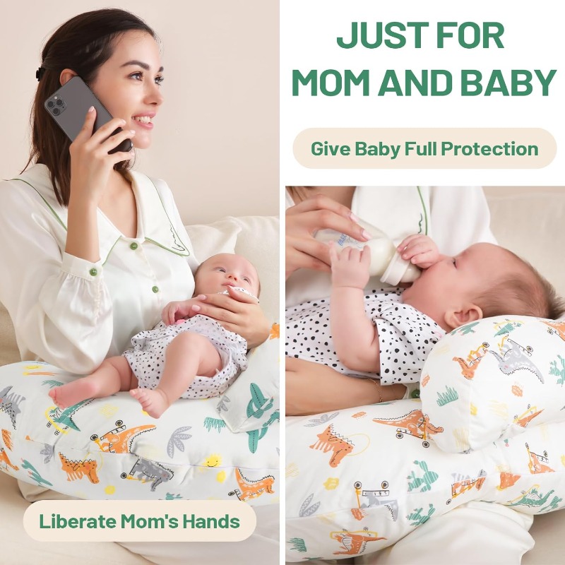 Nursing Pillow with Animal Pri - Nursing Cover Breastfeeding のレビューと価格