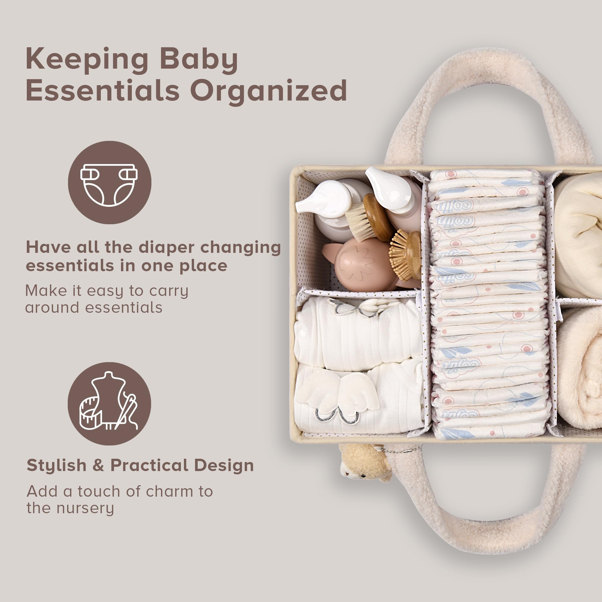 Baby Diaper Caddy Organizer wi - Diaper Caddy Organizer のレビューと価格