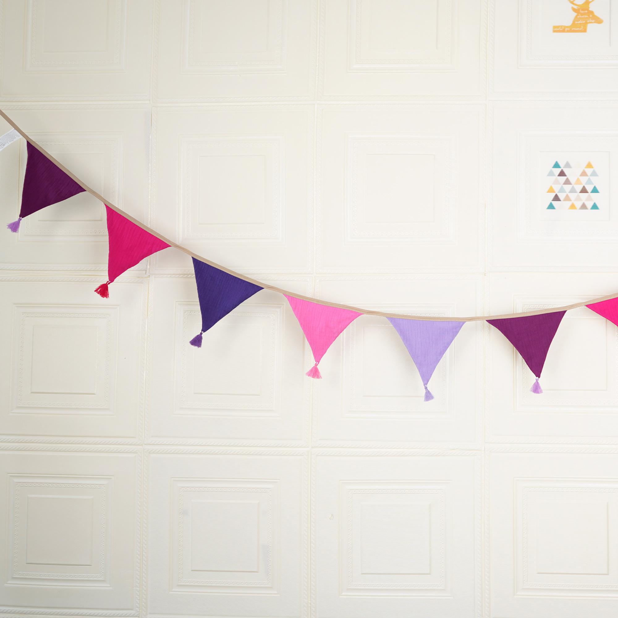 2.6M/8.5FT Nursery Candy Fabri - Baby Nursery Garland のレビューと価格