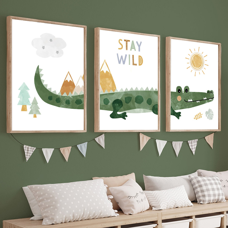 Crocodile Balloon Lion Elephan - Baby Nursery Design のレビューと価格
