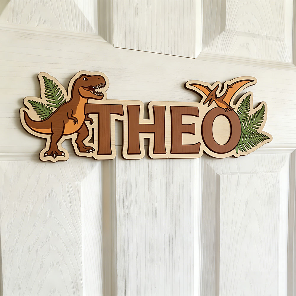 Personalized Dinosaur Name Sig - Baby Nursery Usa のレビューと価格