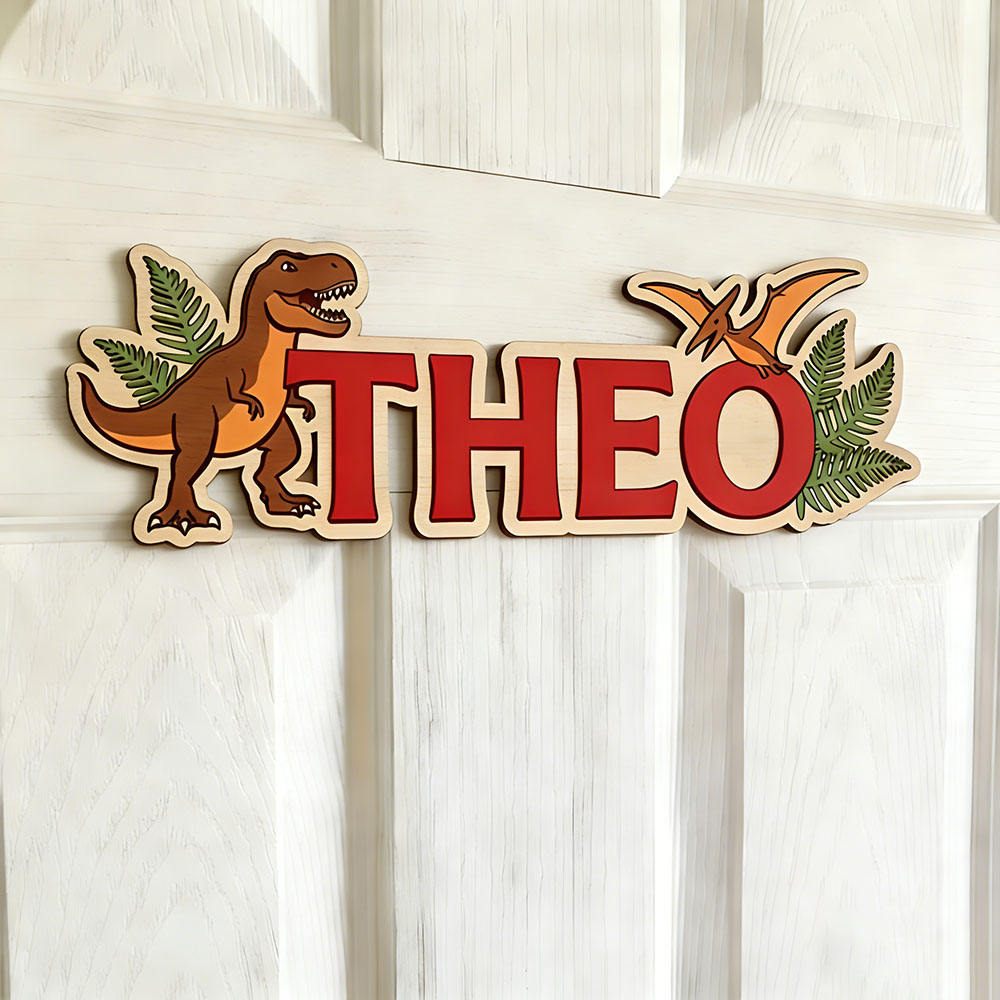 Personalized Dinosaur Name Sig - Baby Nursery Usa のレビューと価格