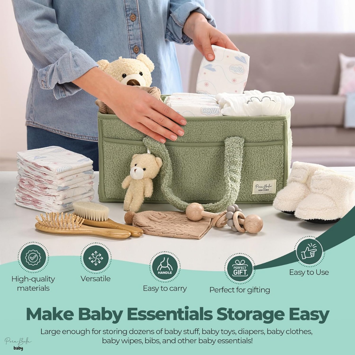 Baby Diaper Caddy Organizer, N - Baby Nursery Essentials のレビューと価格