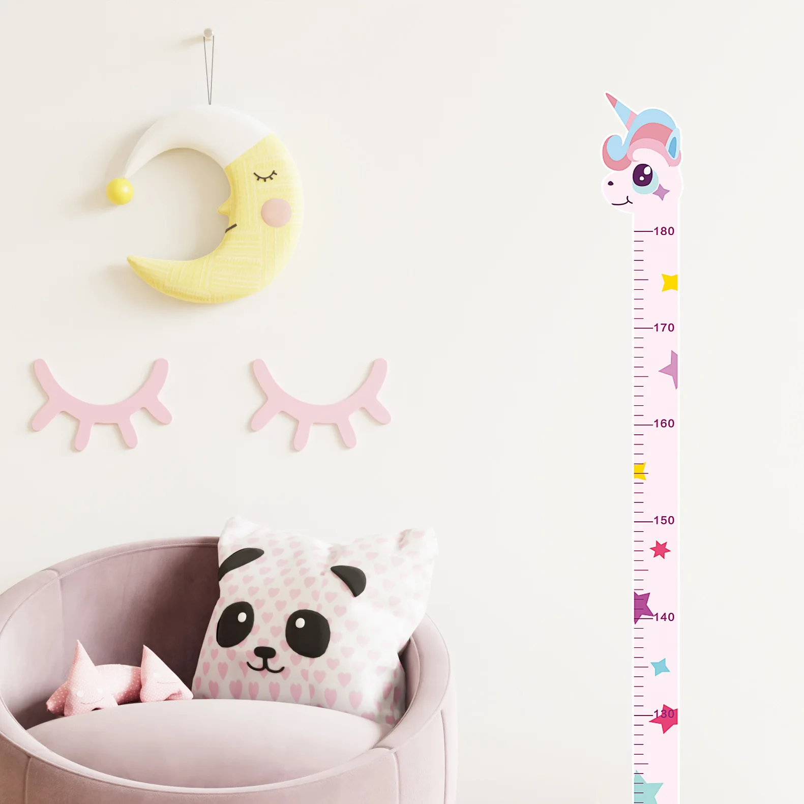 Cartoon Animals Baby Height Me - Baby Nursery Stickers のレビューと価格