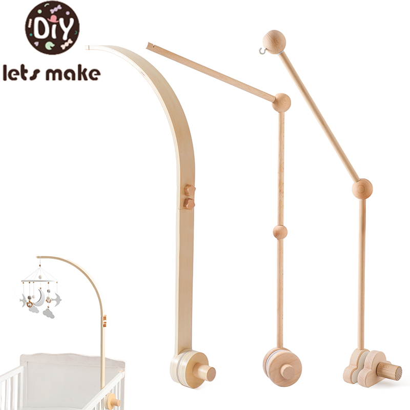 Baby Wooden Bed Bell Bracket M - Crib Mobile Musical のレビューと価格