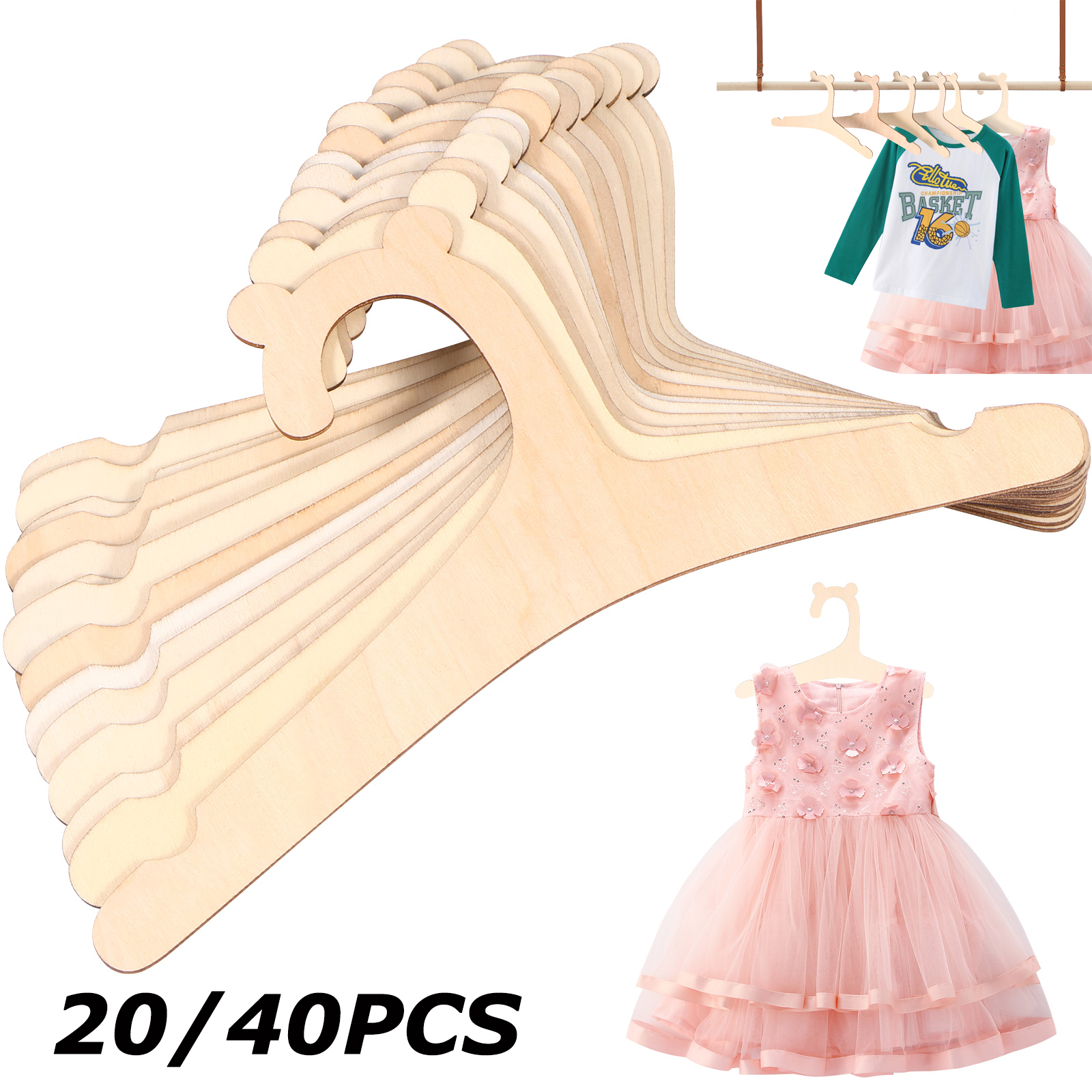 20/40Pcs Baby Creative Hanger  - Baby Nursery Hangers のレビューと価格