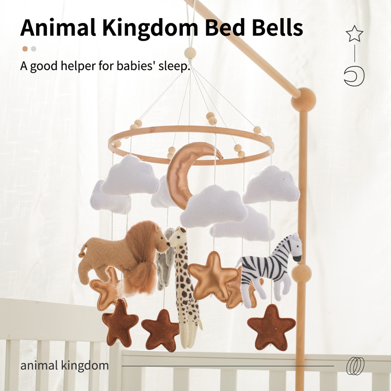 Crib Mobile Bed Bell Wooden Ba - Crib Mobile Musical のレビューと価格