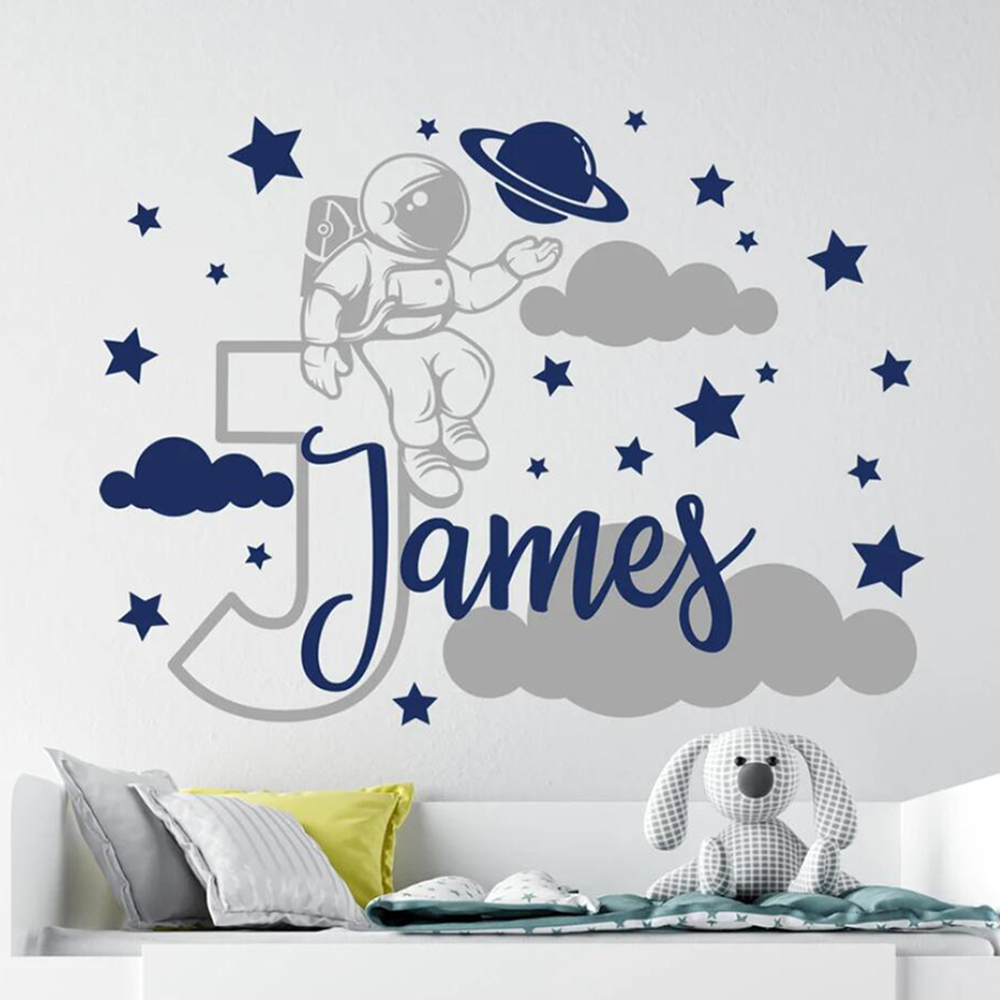 Custom Name Cartoon Space Astr - Baby Nursery Design のレビューと価格