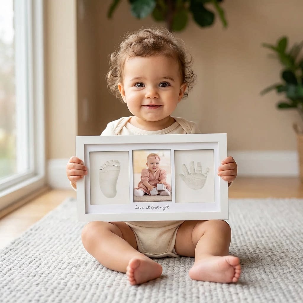Baby Handprint Footprint Clay  - Baby Nursery Design のレビューと価格