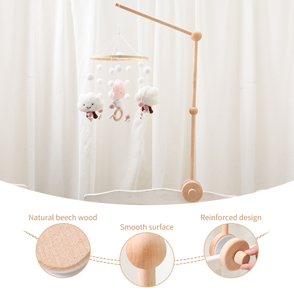 ABLQ Crib Mobile Rotating Wood - Baby Nursery Hangers のレビューと価格