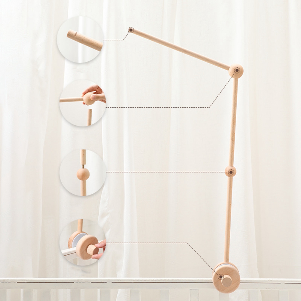 ABLQ Crib Mobile Rotating Wood - Baby Nursery Hangers のレビューと価格