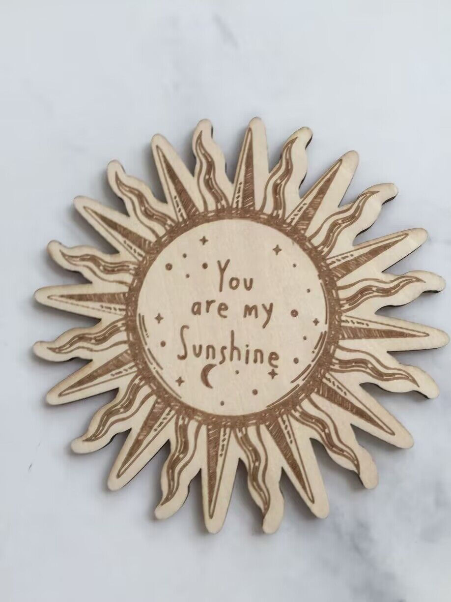 1pcs YOU ARE MY SUNSHINE WOODE - Baby Nursery You Are My Sunshine のレビューと価格
