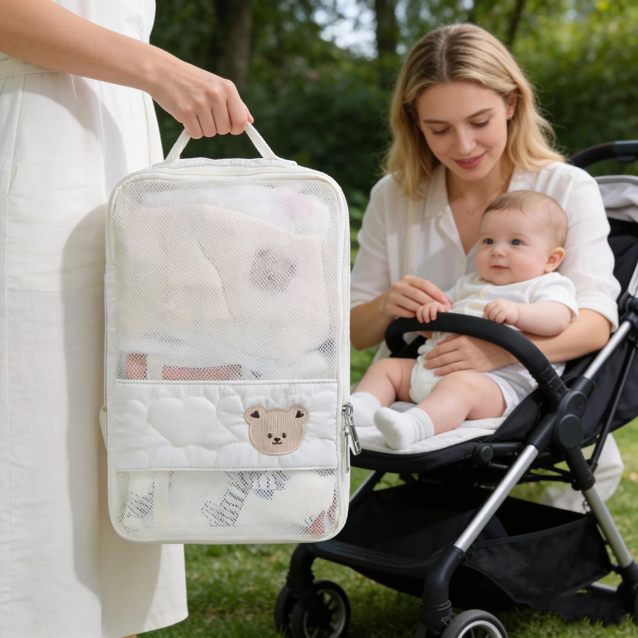 Portable Baby Diaper Bag Water - Diaper Caddy Organizer のレビューと価格