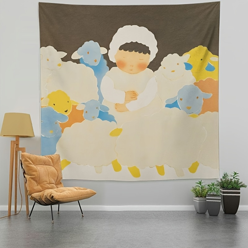 Charming Nursery Scene Tapestr - Baby Nursery Colors のレビューと価格