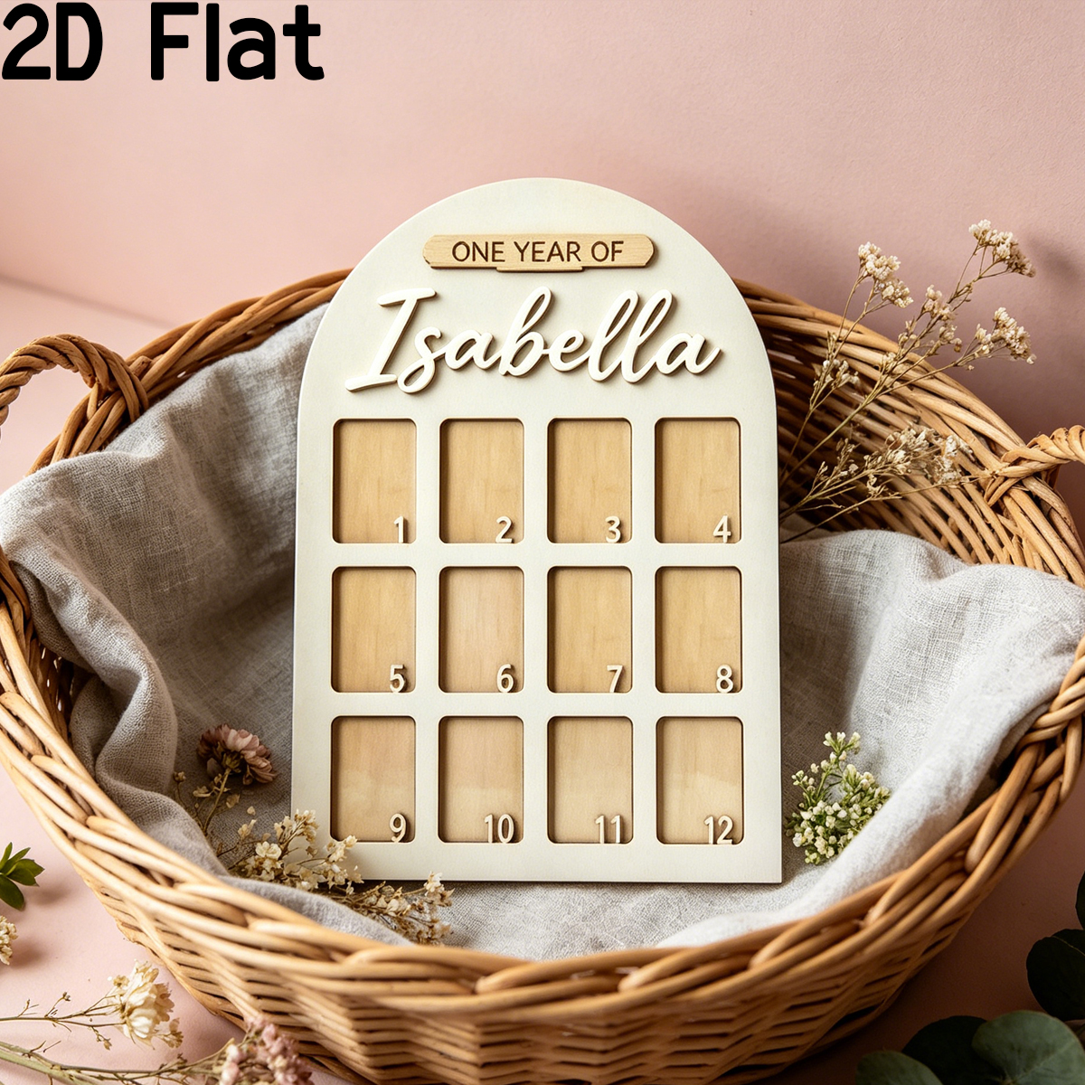 1Pc Custom Photo Record Board  - Baby Nursery Usa のレビューと価格
